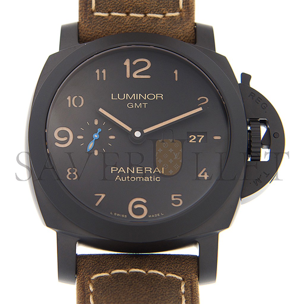 PANERAI LUMINOR 1950 3 DAYS GMT 44MM WATCH PAM1441